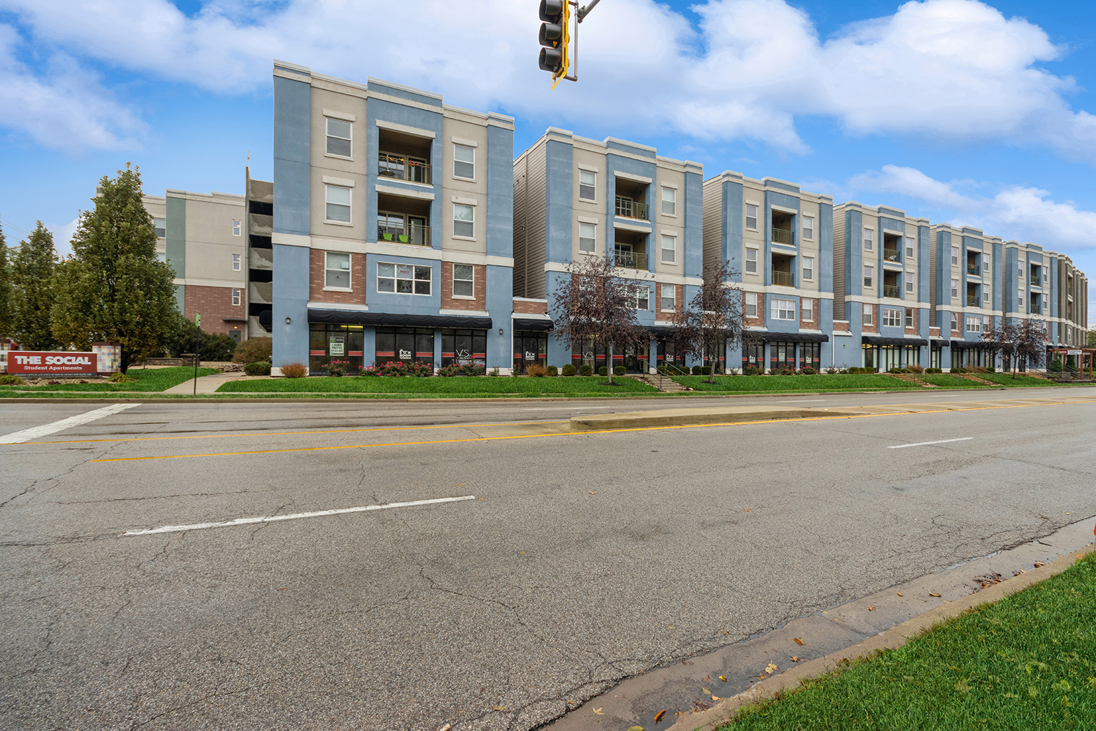 Exterior of The Social on Hovey - A Sister Community